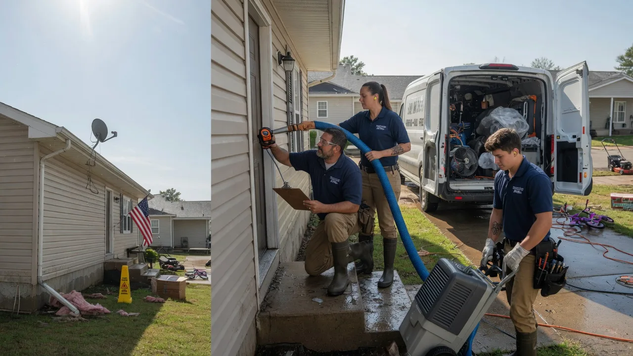 Ceiling Water Damage Restoration in Bidwell, OH near me